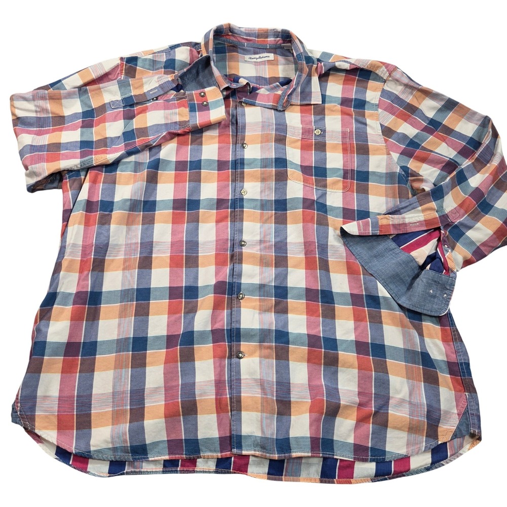 Button Front Cotton Tencel Multi Color XL3